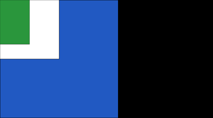 重ねられたソリッドな長方形。