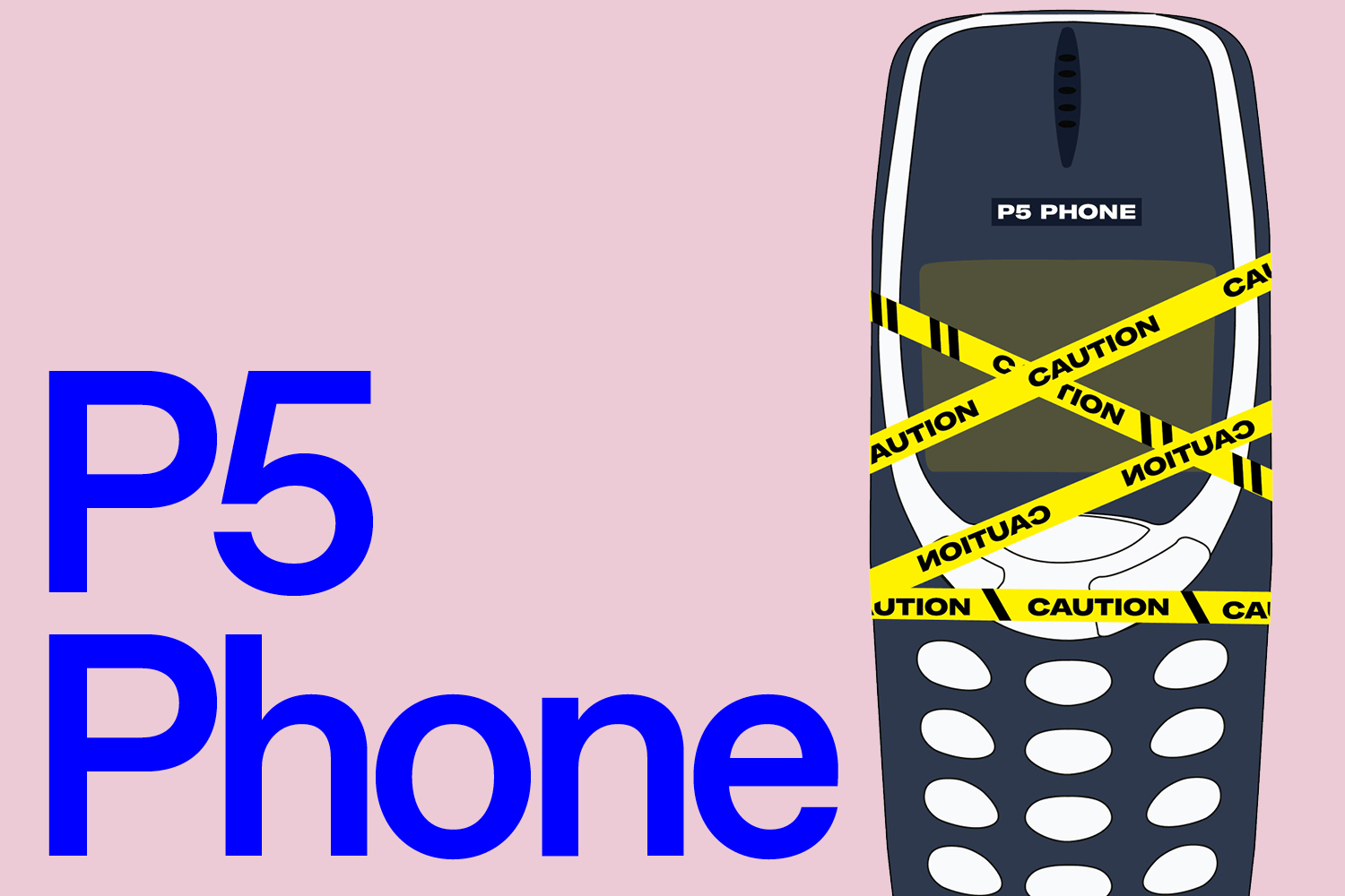 モーションセンサーデータとタッチコントロールを表示するオンスクリーンデバッグパネルを備えたp5.jsスケッチを表示している携帯電話