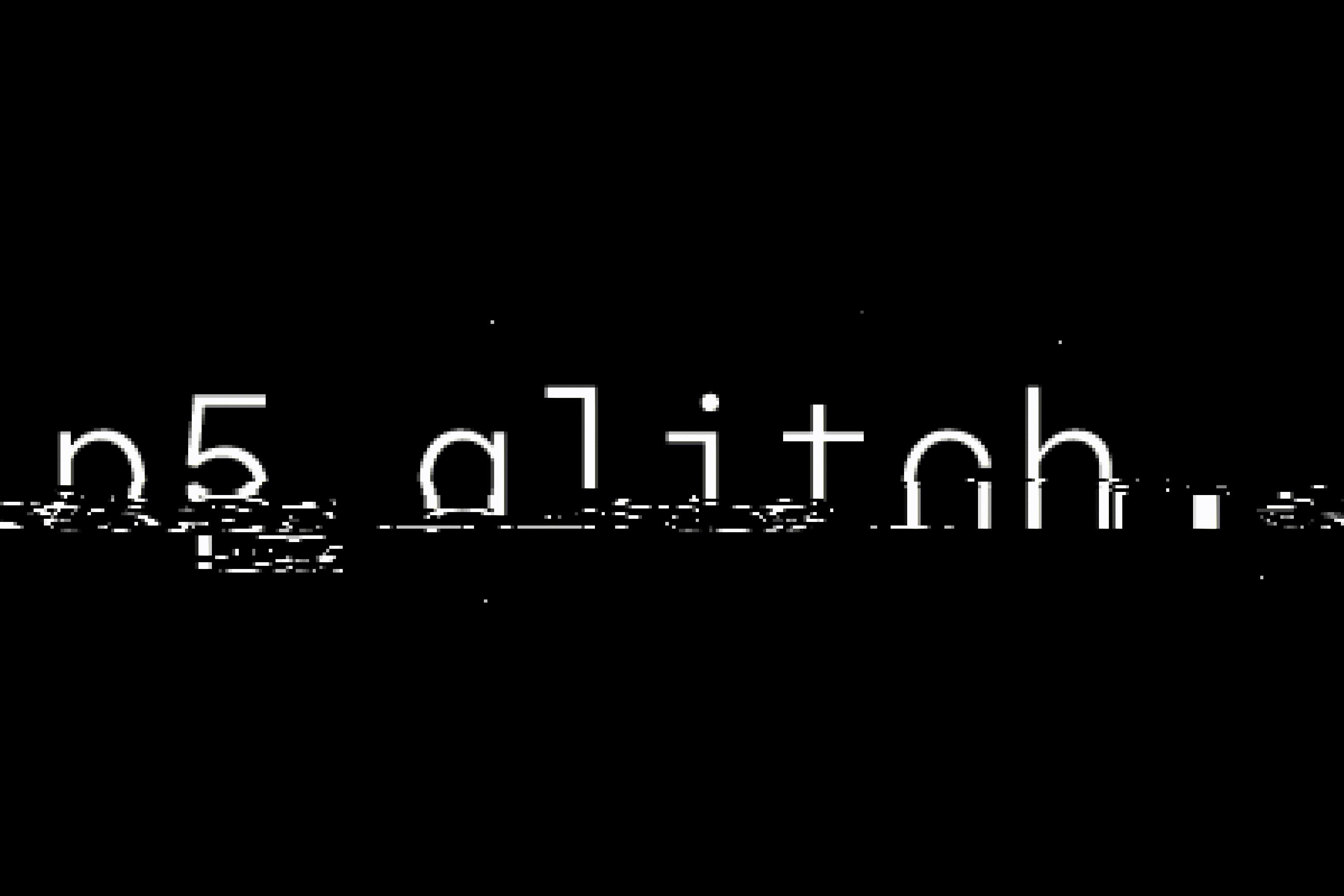 webpファイルとしてグリッチ化されたp5.glitchロゴ